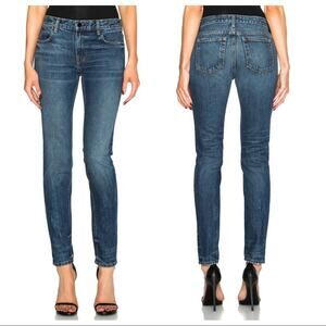 Denim X Alexander Wang | Womens 002 Relaxed Denim Jeans Blue Straight Leg Indigo